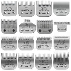 Dog Pet Cat Clipper Detachable Ceramic Blade Fit For Andis AG, AGC, AGP, AGRC and more /Oster A5/Wahl KM Series Animals Clippers