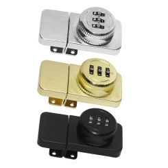 Mechanical Password Lock Mini 3Digit Combination Cabinet Lock Rotary Latches Dropship