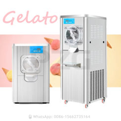 Table-Top Vertical Batch Freezer Gelato Maker Ice Cream Making Machine Hard For Sale
