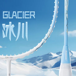 Kawasaki GLACIER Badminton Racket 5U 30LBS Super Light All-Around Professional Badminton Rackets