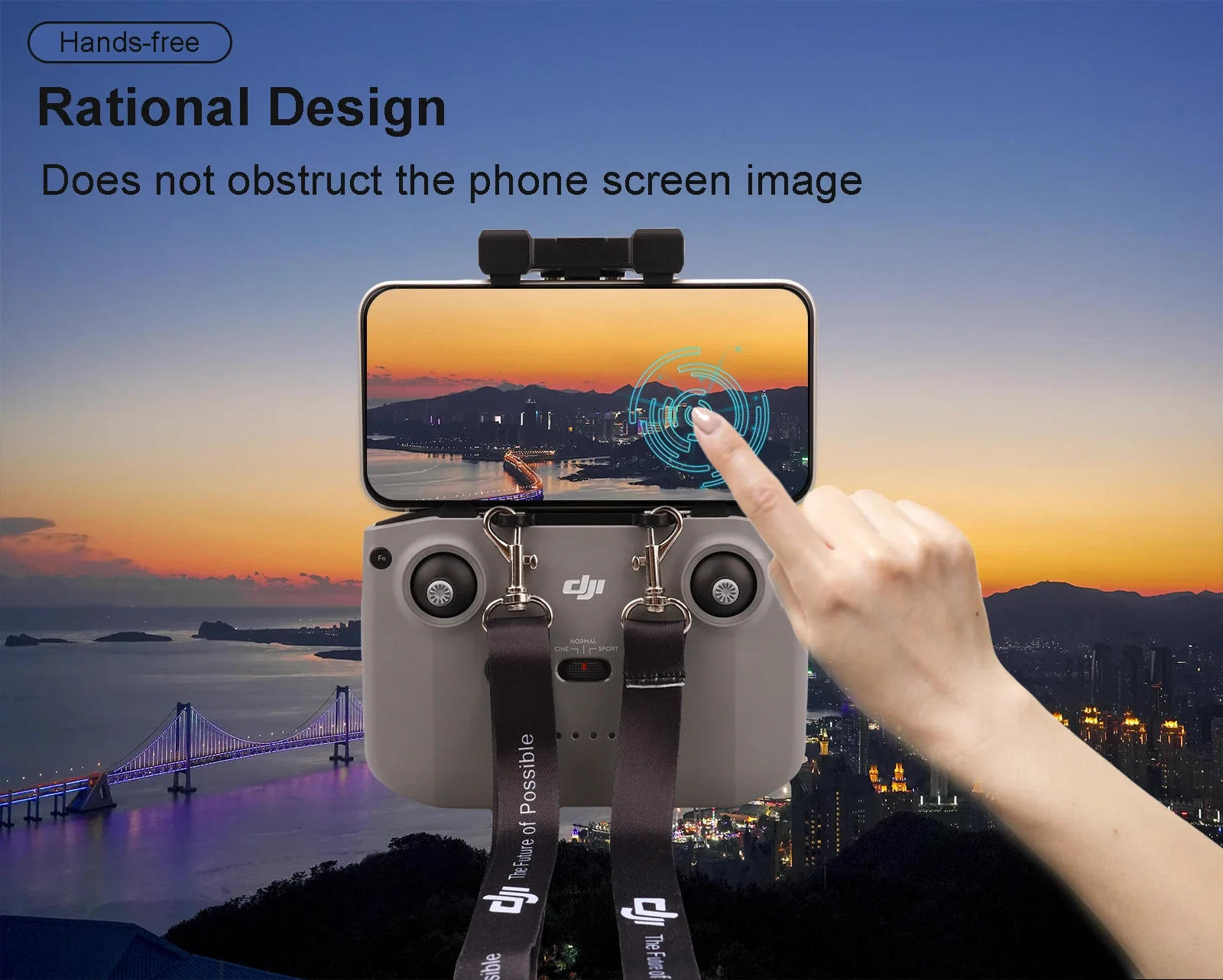 Description Picture 2 of itemRemote Controller Lanyard Strap w Fixed Hook for DJI Mini 3 4 Pro/MINI 2/Air 2S/3/Mavic 3/ DJI RC N1 N2 Drone Accessories