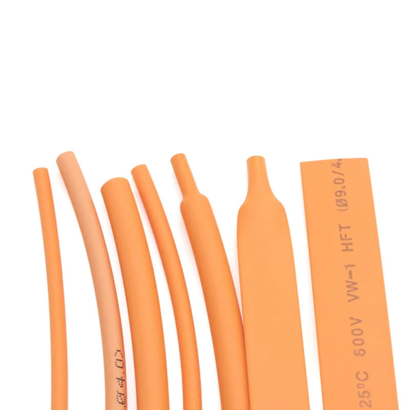 Description Picture 4 of item1 Meter Orange Heat Shrink Tube 2:1 Shrink Ratio Polyolefin Insulated Cable Sleeve Φ1mm-50mm