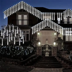 1/2/3/4 Set LED Meteor Shower Rain Tubes Christmas String Light Home Garden Party Wedding Decoration Fairy Lights Holiday Light