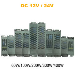 LED Driver 12V 24V Power Supply Converter 60W 100W 200W 300W 400W 220V 230V AC to DC Power Source Transformer for Led Strip