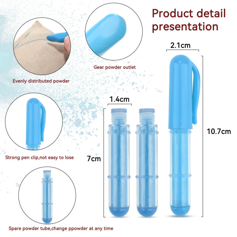 Description Picture 6 of itemFabric Chalk Erasable Fabric Pencils For Tailor Marking Clothing Patterns Patchwork Crafting Needlework Cut-Free Sewing Accesso