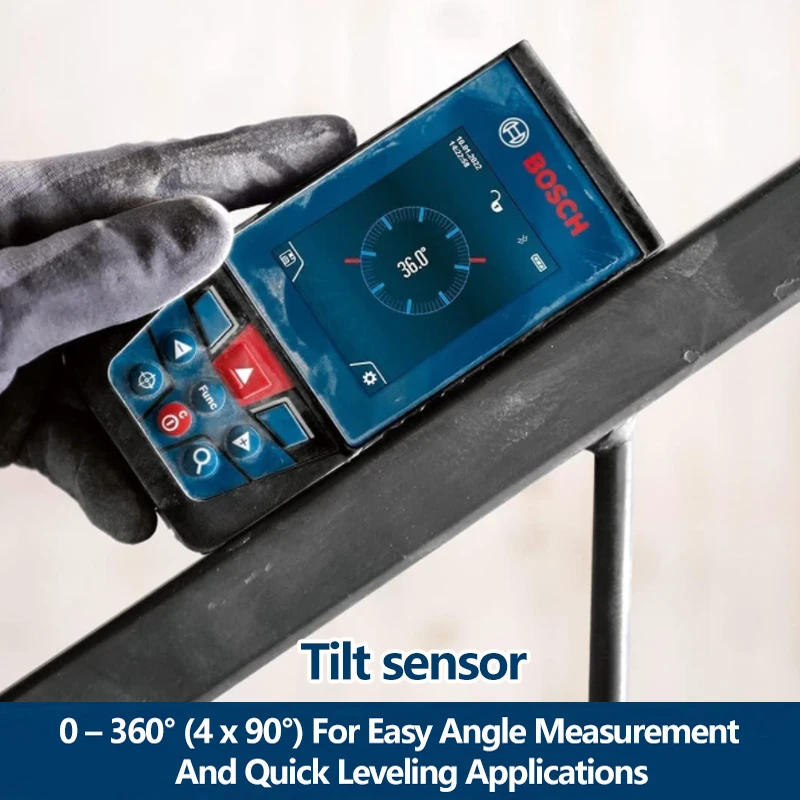 Description Picture 5 of itemBosch 100 Meters Laser Rangefinder Inbuilt Bluetooth Camera GLM 100-25 C Professional Hight Precise Laser Distance Measure