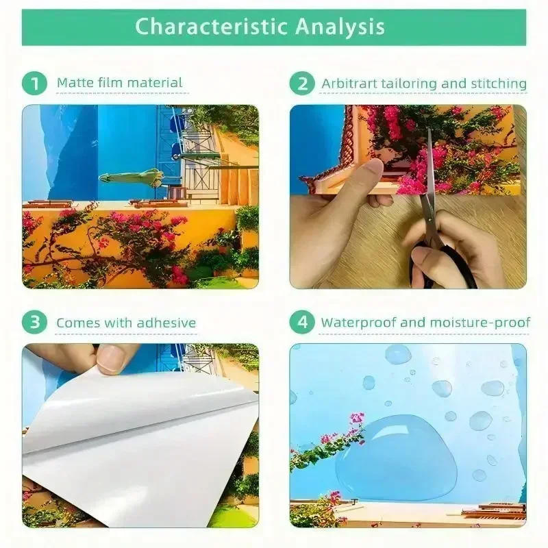 Description Picture 2 of itemCute Animal Outdoor Trash Can Decoration Self-adhesive Waterproof Stickers Litter Bins Renovation Cover Decal Garbage Bin Mural