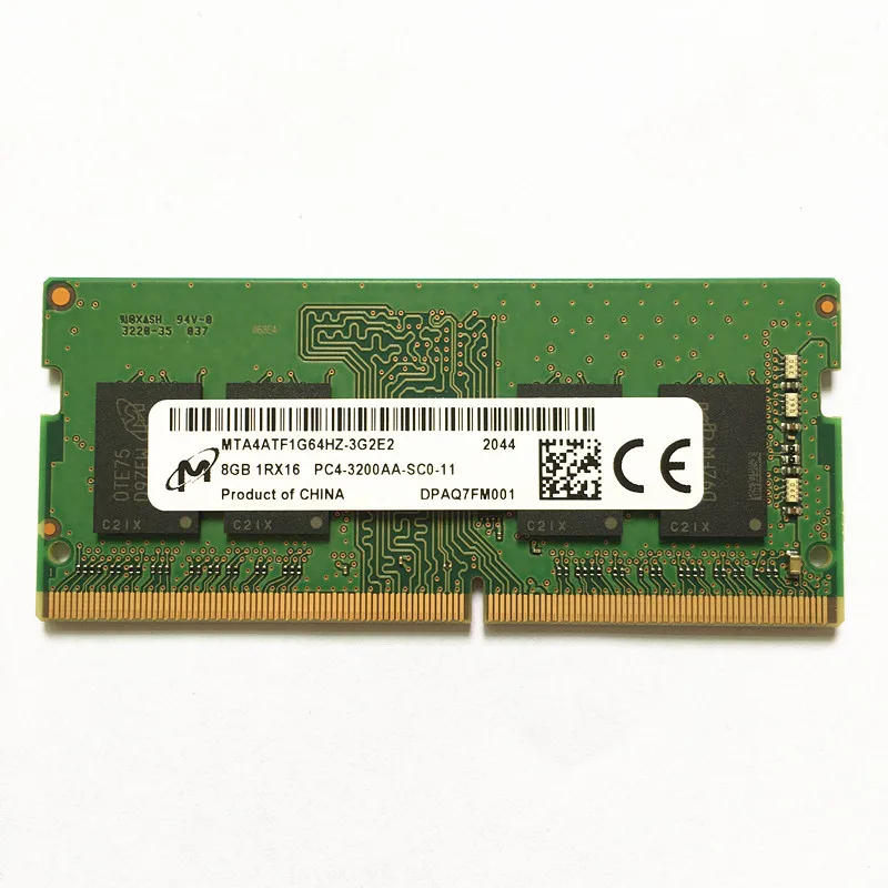 Description Picture 3 of itemMicron DDR4 8GB 3200 MTA4ATF1G64HZ-3G2E2 8GB 1RX16 PC4-3200AA-SC0-11 SODIMM 260PIN Laptop Memory DDR4 RAMs 1.2V 1pcs