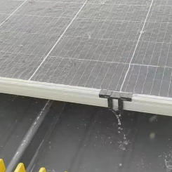 Solar Panel Water Drainage Clips 30x Water Guide Buckle Panel Frame Cleaning Clips Photovoltaic Panel Water Guide Auto Remove