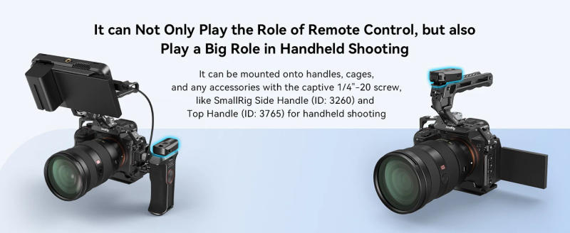 Description Picture 5 of itemSmallRig Wireless Remote Controller for Sony / for Canon / for Nikon Cameras 10 m Remote Control 3902