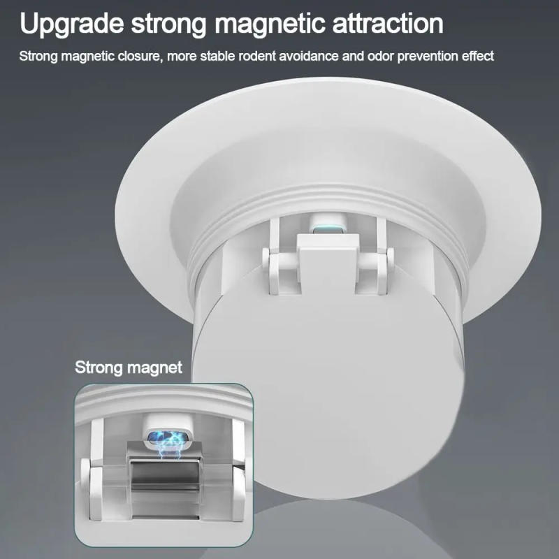 Description Picture 6 of itemAnti-Odor Squatting Pan Anti-smell Plug Deodorize Plastic Toilet Fitting white Prevent Sewage Overflow Anti-blocking Cover