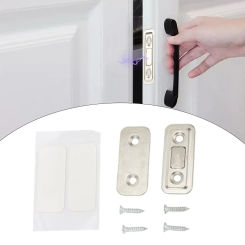 Magnetic Door Catch Cabinet Catch Furniture Hardware Accessories Invisible Magnet Door Stop Steel With Screw High Quality