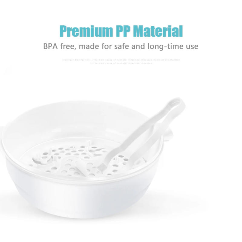 Description Picture 6 of itemMicrowave Bottle Sterilizer Steam Sterilizer Fits 6 Baby Bottles for Baby Bottles Pacifiers Cups Disinfect in 2-6 Minutes