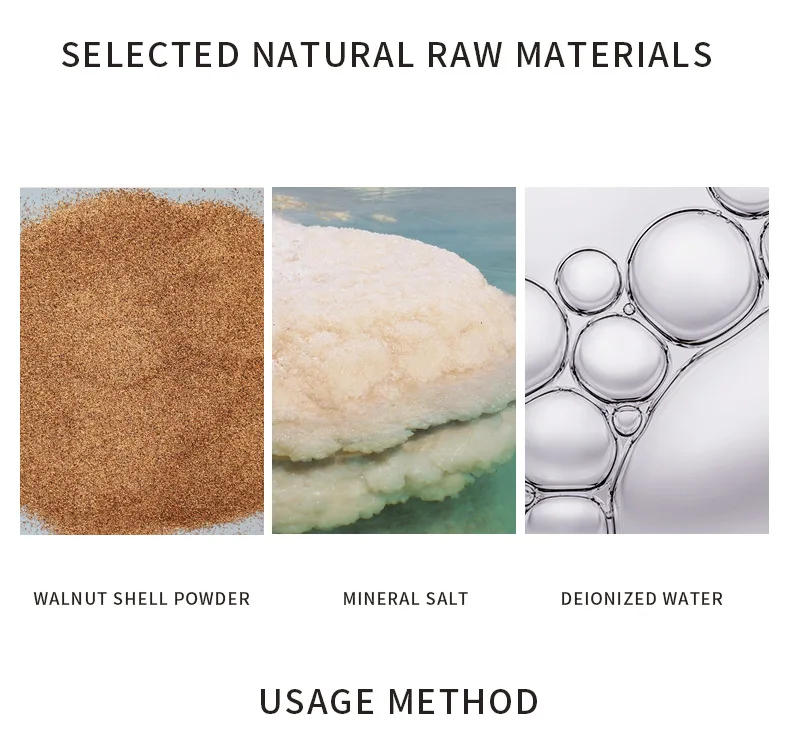 Description Picture 6 of item220g Fruit Body Scrub Exfoliating Deep Cleansing Strawberry Moisturizing Hydrating Chocolate Nuts Smooth Skin Grind out tender