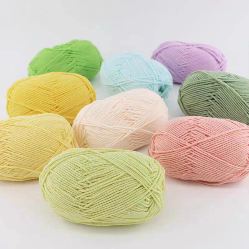 Description Picture 3 of item50g/set Soft Warm Milk Cotton Yarn for Crochet Threads Knitting Wool DIY for Craft Sweater Hat Baby Wool Hand Knitting wholesale