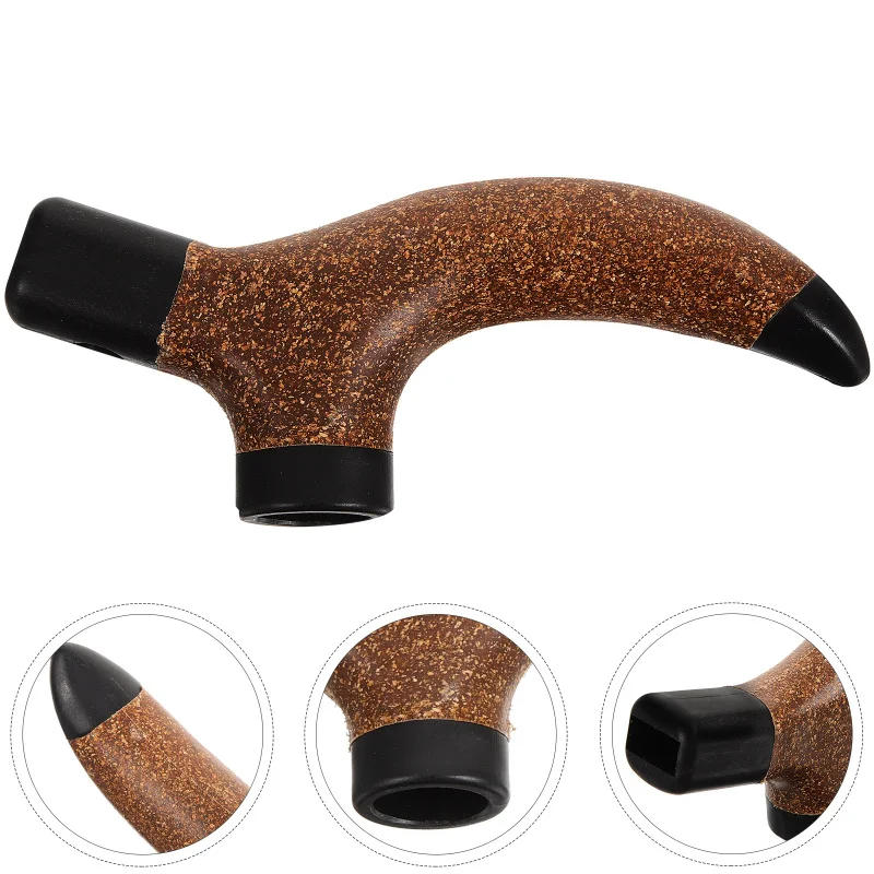 Description Picture 2 of itemWood Trekking Pole Handle Outdoor Hiking Pole Grip Replaceable Handle Walking Stick Handle