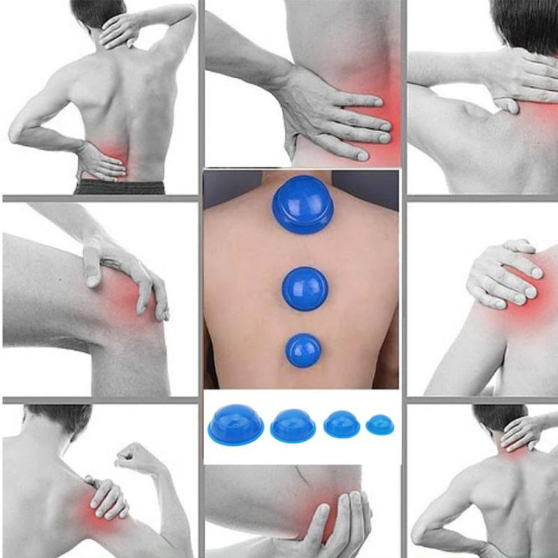 Description Picture 3 of item12pcs Silicone Vacuum Cupping Set Massage Acupoint Cans Rubber Full Body Different Size Jar Relaxation