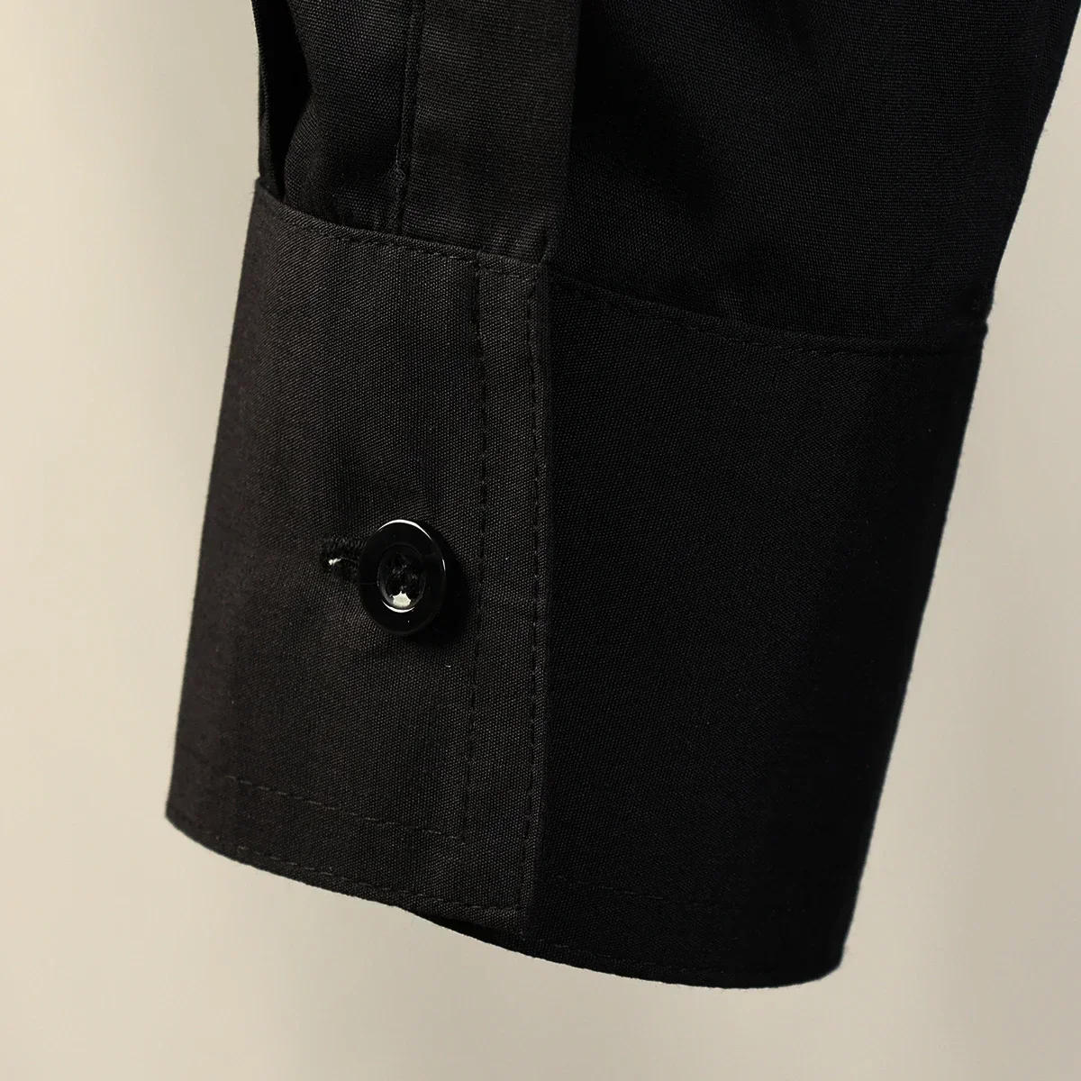 Description Picture 6 of itemBlack Priest Shirt Catholic Church Adult Clergy Pastor Shirts Tops Tab Collar Choir Blouse