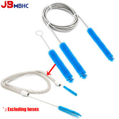 CPAP Hose Cleaning Brush CPAP Tube Mask Brush Suitable for Cleaning 7 Feet Tubing and 22mm 19mm Diameter Tubing Dual Brush Heads