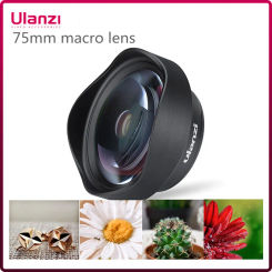 Ulanzi 75MM 10X Super Macro Lens Phone Camera Lens 17MM Thread Phone Lens with Clip for iPhone 15 14 Sumsang