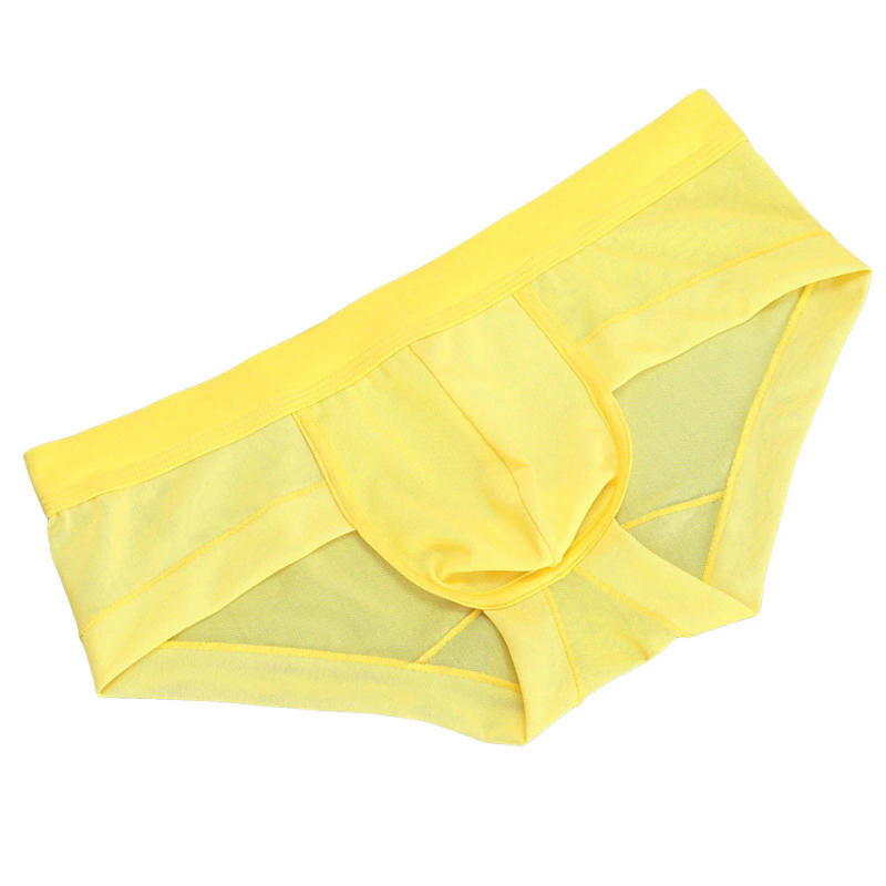 Description Picture 6 of itemMen'S Triangle Pants Sexy Low Waisted Fun Quick Drying Ultra Thin Summer Mesh Soft Fabric Underwear Japanese Man Underwear