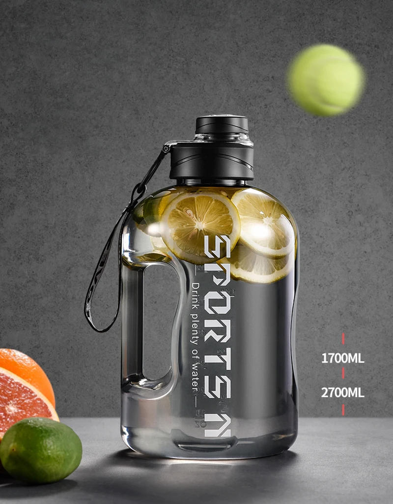 Description Picture 3 of item1L UP To 5L Gym Cycling Bottle Cup Outdoor Sport Large Capacity Water Bottle Kettle Fitness BPA FREE Scale Drink Bottle for Men