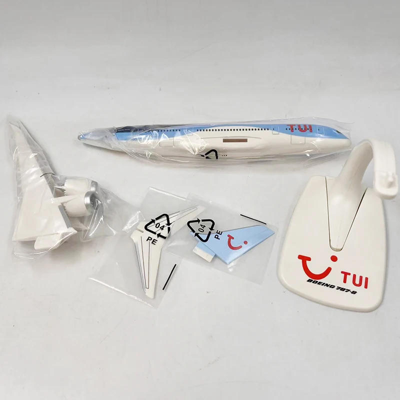 Description Picture 3 of item1/250 B787-8 TUI Fly Tuifly Airlines ABS Plastic Airplane Model Toys Aircraft Plane Model Toy Assembly Resin for Collection