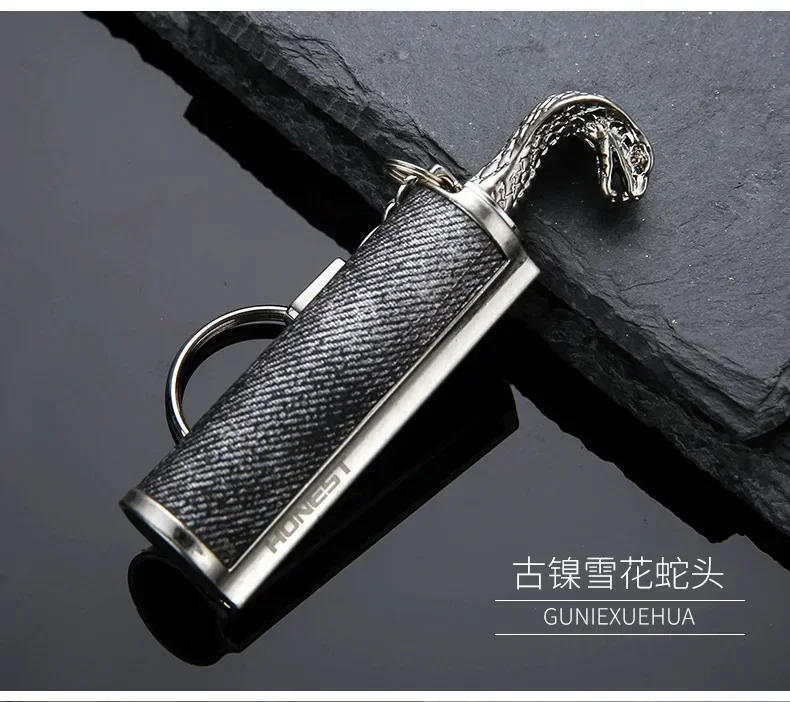 Description Picture 4 of itemOutdoor Waterproof Portable Camping Metal 10000 Times Match Kerosene Lighter Smoking Accessories