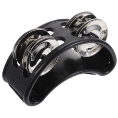 Foot Percussion Jingle Bells Musical Instrument Tambourine Hand Drums for Adults
