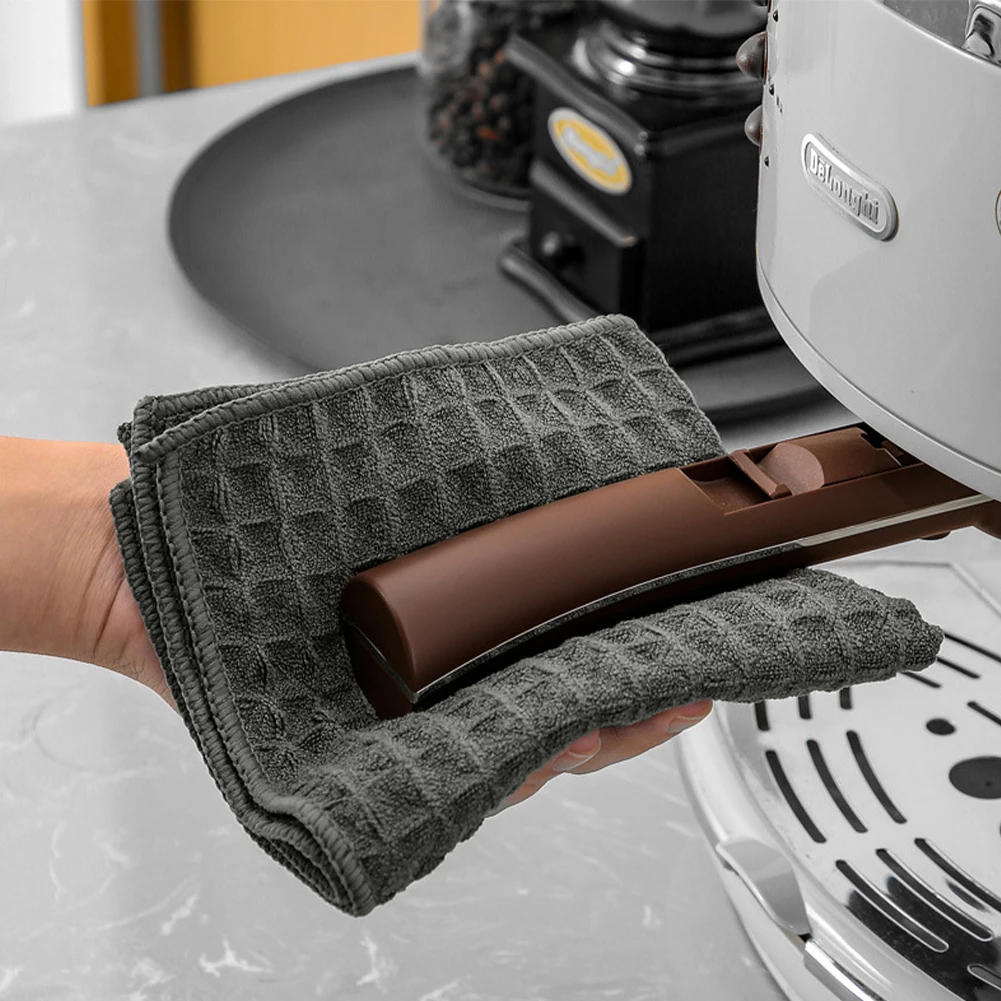 Description Picture 2 of itemSuper-Clean Microfiber Good Absorbent Barista Bar Towel Rag No Lint Square Towel Cleaning Cloth Coffee Machine Towel