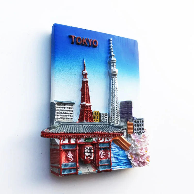 Description Picture 4 of itemJapan Fridge Magnets Mount Fuji Tokyo Kyoto Tourist Souvenir Craft Gifts Resin Magnetic Refrigerator Sticker Home Decoration