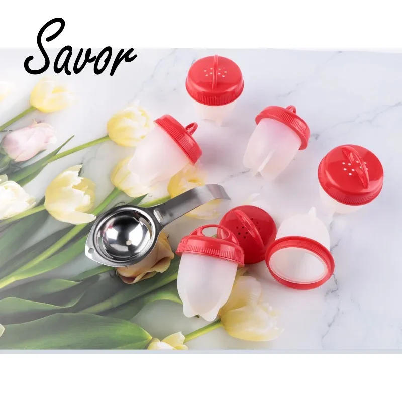 Description Picture 6 of item6-1Pc/Set Egg Poachers Cooker Silicone Non-Stick  Boiler Cookers Pack Boiled s Mold Cups Steamer Kitchen Gadgets Tools