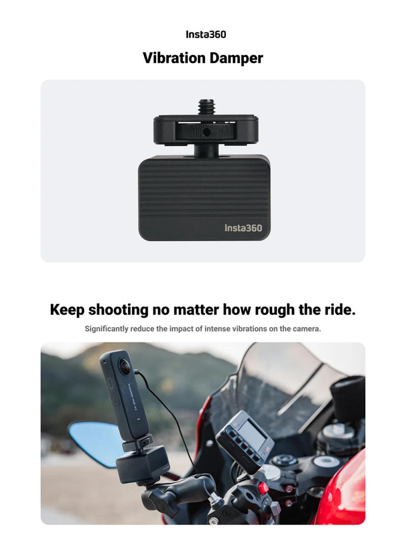 Description Picture 2 of itemOfficial & Original Insta360 Vibration Damper, Significantly reduces impact of intense vibrations on the camera.