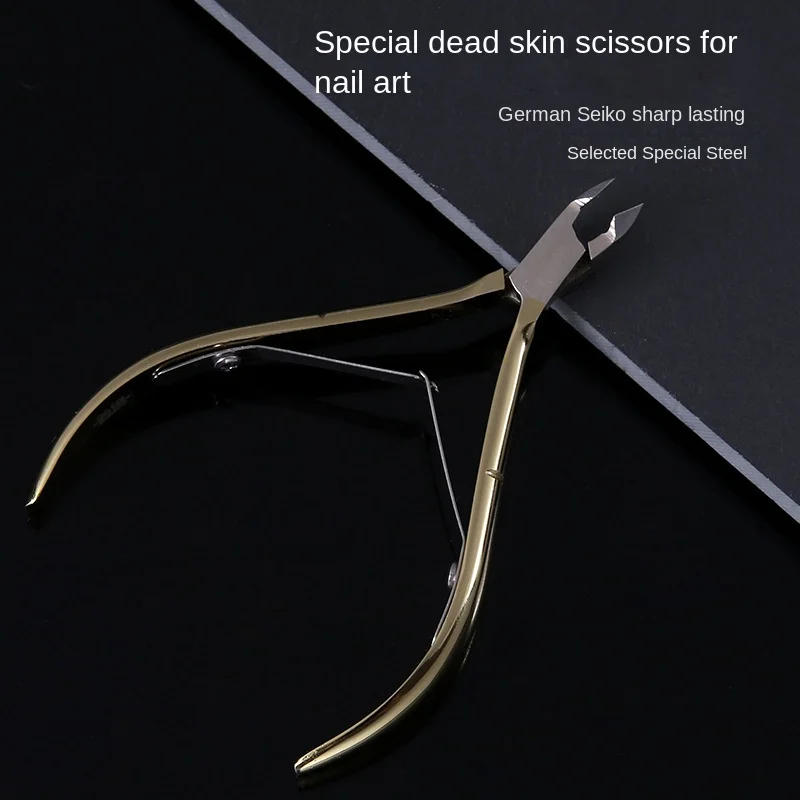 Description Picture 4 of itemD501 Blade Fingernail Toenail Cuticle Nipper Trimming Stainless Steel Nail Clipper Cutter Cuticle Scissors Plier Manicure Tools