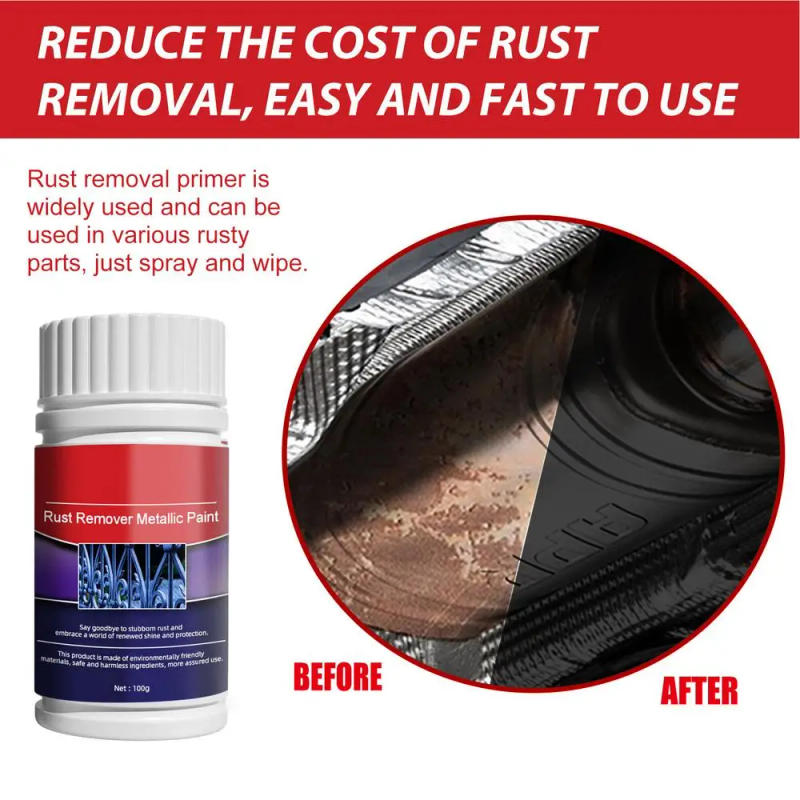 Description Picture 6 of itemRust Protection Maintenance Coating Primer Rust Converter For Metal Anti Rust Weather Proof Long Lasting Duster Home Accessories