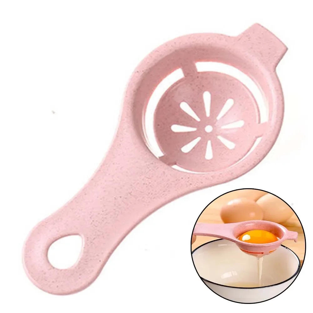 Description Picture 5 of item1PC Egg Yolk Separator Divider Plastic Convenient Household Eggs Tool Separates Sieve Cooking Baking Tool Kitchen Accessories