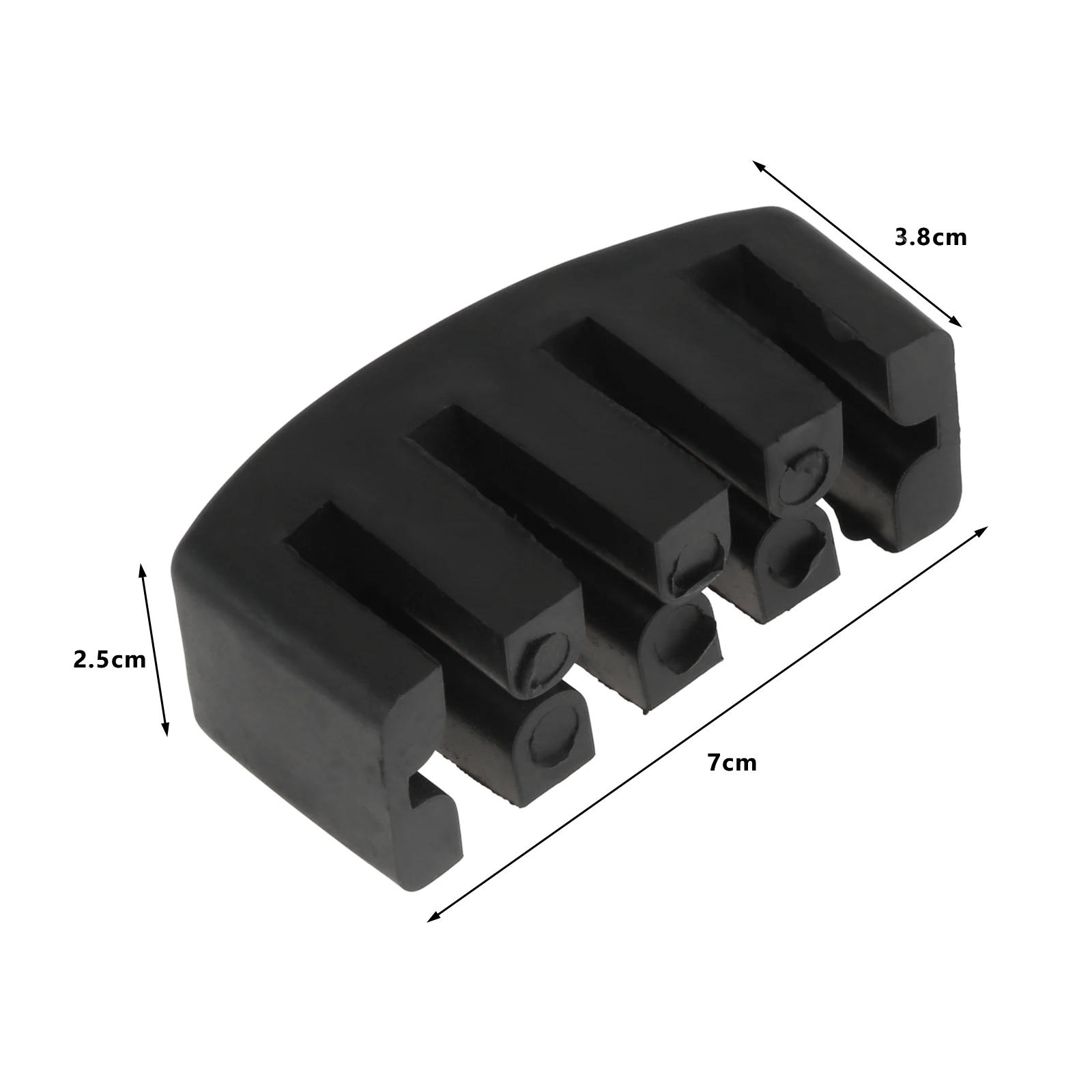 Description Picture 3 of item1Pc Black Rubber Cello Violin Mute Silencer for Daily Practice At Home Musical Instrument Accessories