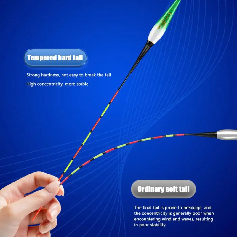 Description Picture 6 of item2025 New Smart LED Fishing Float Highly Sensitive Remind Buoy Gravity Sensor Glowing Electric Night Fishing Strobe Long Tail