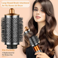 For Dyson Airwrap HS01/HS05 and HairDryer Attachment Large Round Volumizing Brushes 20/38/55mm Oval Round Brush Fluff up Nozzle