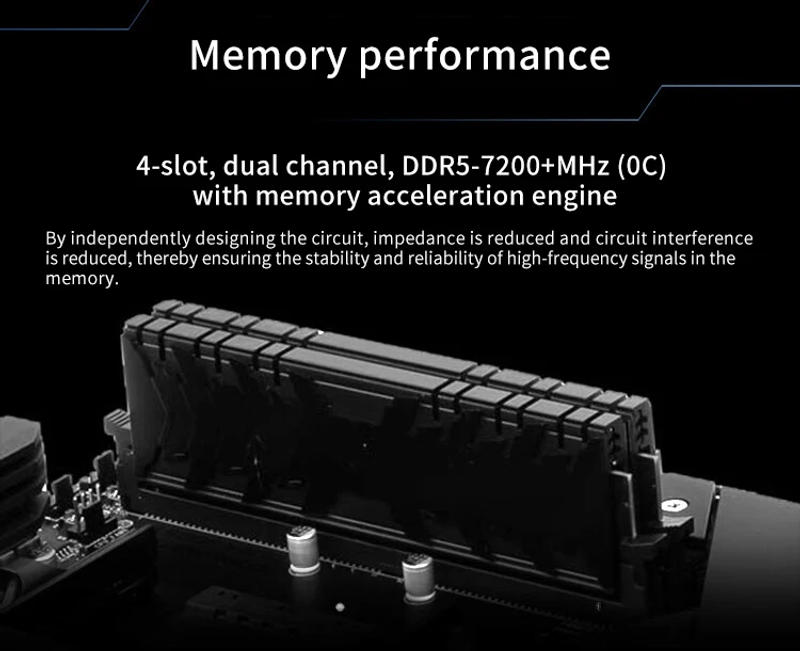Description Picture 4 of itemMSI B650M GAMING PLUS WIFI New Motherboard M-ATX AMD B650 DDR5 7200+MHz (OC) M.2 SATA USB3.2 256G DDR5 Socket AM5
