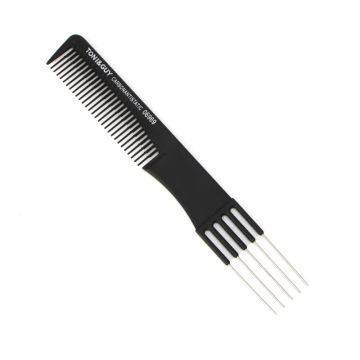 Fine-tooth Metal Pin Hairdressing Tool Professional Hair Styling Tail Comb for Women Men