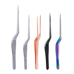 Stainless Steel Tweezers Professional Ear Cleaner Care Ear-Pick Tools Ear Digging Cleaning Tool Earwax Tweezers Ear Pick