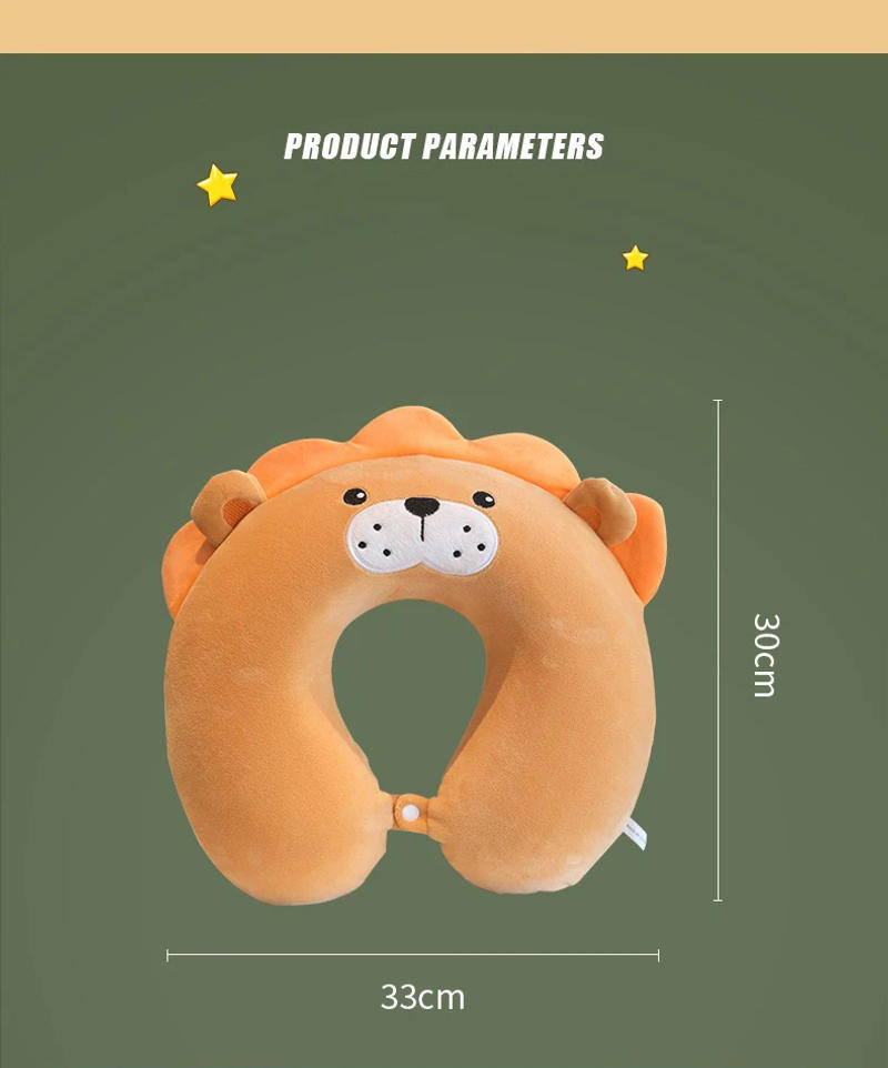Description Picture 5 of itemAnimal Memory Rabbit Lion Cotton U-shaped Travel Pillow Car Neck Pillow Noon Rest Pillow Plane Travel Pillow Relax the Neck