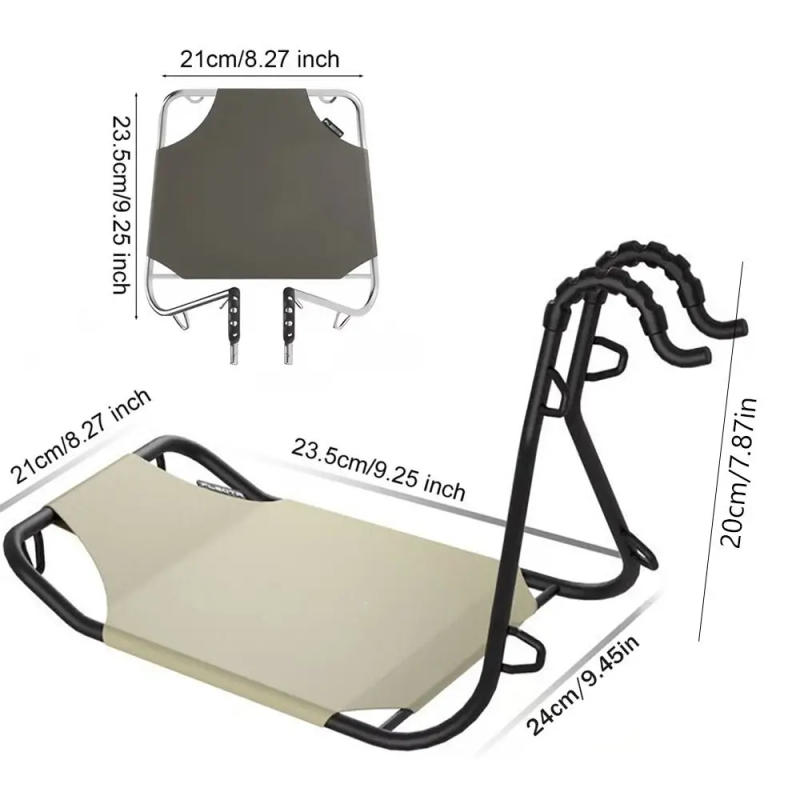 Description Picture 2 of itemDetachable Bike Basket Front Rack Versatile Compatibility Free Assembly Bike Storage Rack Spacious Storage Capacity