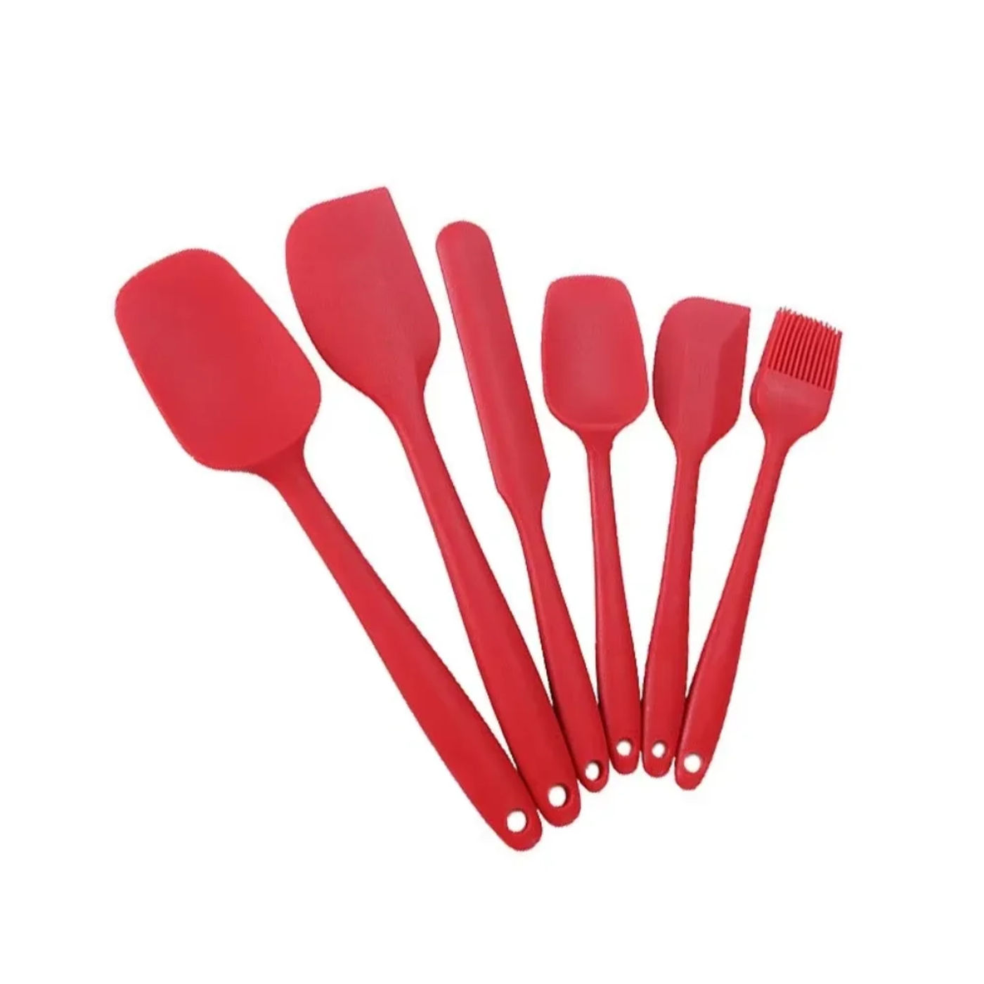 Description Picture 5 of item6pcs Kitchen Bakehouse Cream Spatula Bbq Brush Set Silicone Kitchenware Cake Spatula Baking Set Tools