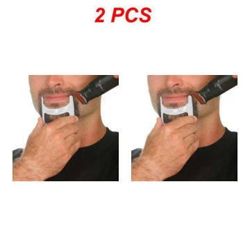 1/2PCS Hairbrush Symmetric Cut Salon Mustache Beard Styling Template Shaving Shave For Beard Shape Styling Tools