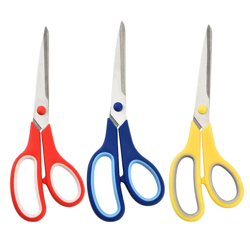 Description Picture 3 of itemMulti-Purpose Scissors 3 Pieces Set Ultra Sharp 2.5mm Thick Blade Comfort-Grip for Office Home Craft Sewing Fabric Supplies