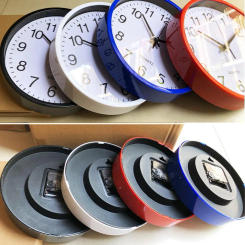 Quiet Sleeping Environment Wall Clock Quartz Sweep Movement Wall Clock Number Round Wall Clock for Home Office Decoration Silent