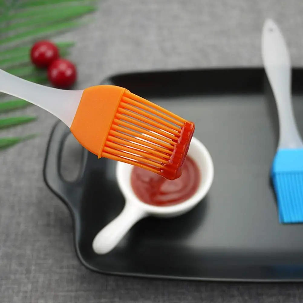 Description Picture 4 of item3PCS Silicone Basting & Pastry Brush Great for BBQ Meat Cake Heatproof Pastry Brush Set for BBQ Grill Baking Kitchen Accessories