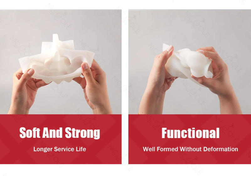 Description Picture 6 of itemBoowan Nicole Christmas Tree Candle Mold DIY Scented Candle Plaster Christmas Silicone Mold Handmade Soap Cake Chocolate Making